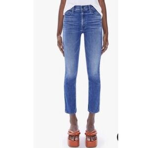 EUC Mother The Mid Rise Dazzler Ankle Jean Wish On A Star Denim 29 Straight READ